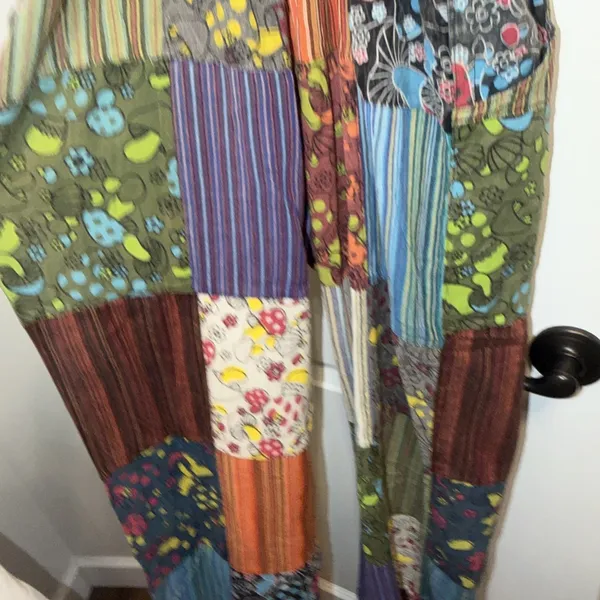 Paths‎ Of The Spirit Mushroom Patchwork Overalls nWT - Image 9