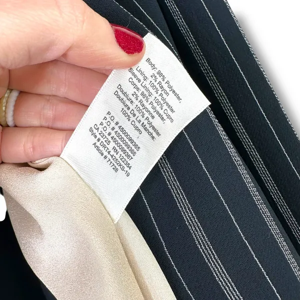 WILFRED x ARITZIA NWOT Cherrelle Pinstripe Double Breasted Blazer Jacket Small - Image 10