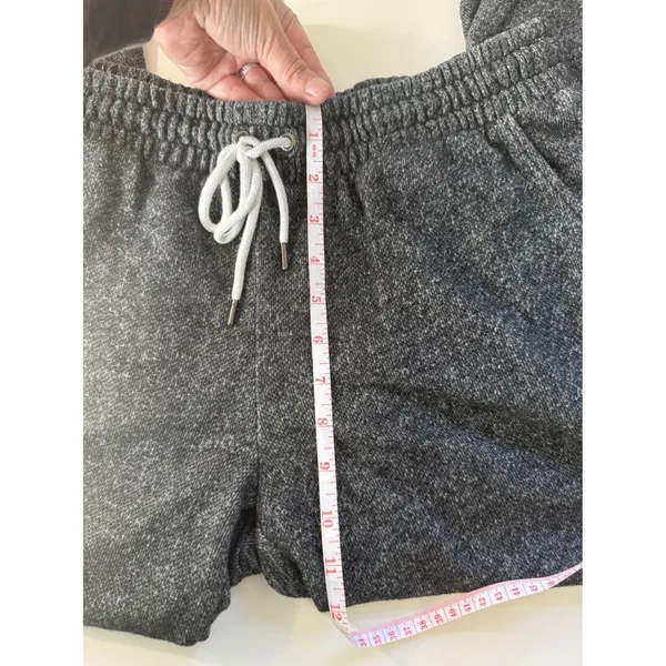Old Navy Womens Gray Marl Knit Joggers Drawstring Sweatpants‎ Size M - Image 7