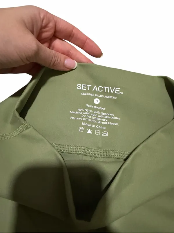 EUC SET Active sportbody bike shorts - pistachio - Image 5