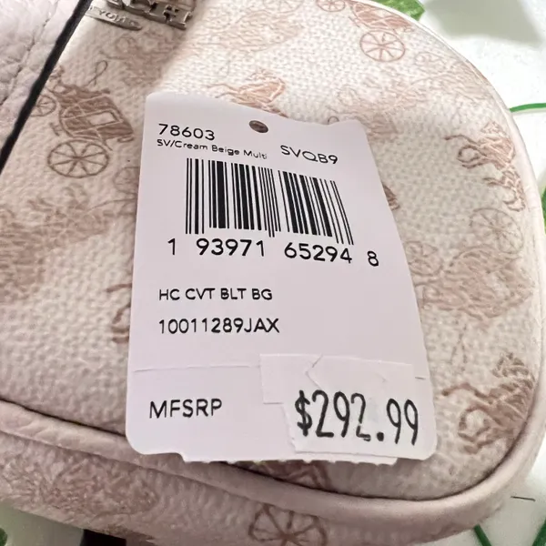 Coach Convertible Belt Bag With Horse And Carriage Print 78603 - Image 8