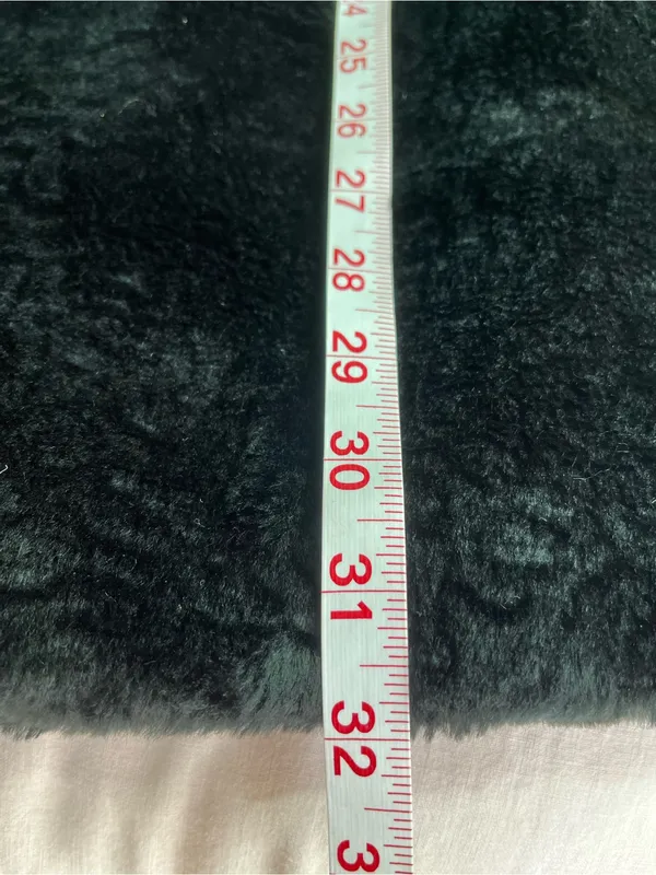 50’s Style Vintage Textured Faux Fur Swing Coat - Image 12