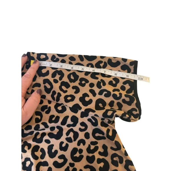 Kate‎ Spade Top Women XS Extra Small Short Sleeve Animal Print Pajama Knit Shirt - Image 8