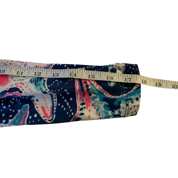 Lilly Pulitzer Cotton Beacon Dress Indigo‎ Star Struck Blue Pink Starfish Small - Image 13