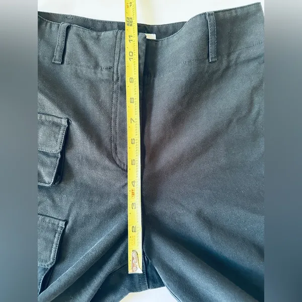 Aritzia Wilfred‎ Free Sz 4 Cargo Pants Women’s Black Noir Wide Leg High Rise - Image 11