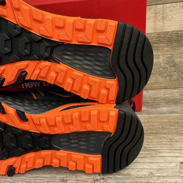 New Balance Men 8, Women 9.5 WIDE 4E Black Orange Sneakers 410v8 Low Trail Shoes - Image 13