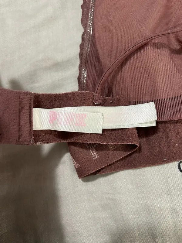 PINK Victoria’s Secret Lace Bralette in Mauve - Image 3
