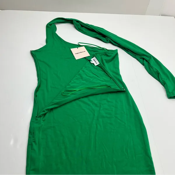 Superdown Revolve Alessandra Mini‎ Dress Kelly Green Womens Small Bodycon NEW - Image 10