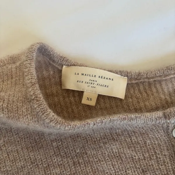 Sézane Gaspard Cardigan Light Beige - Image 3