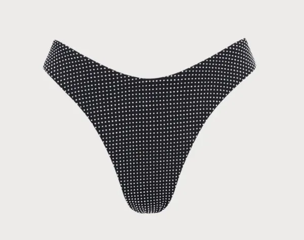 Berlook Black Polka Dot Bikini Bottom ONLY 60 Size M - Image 6