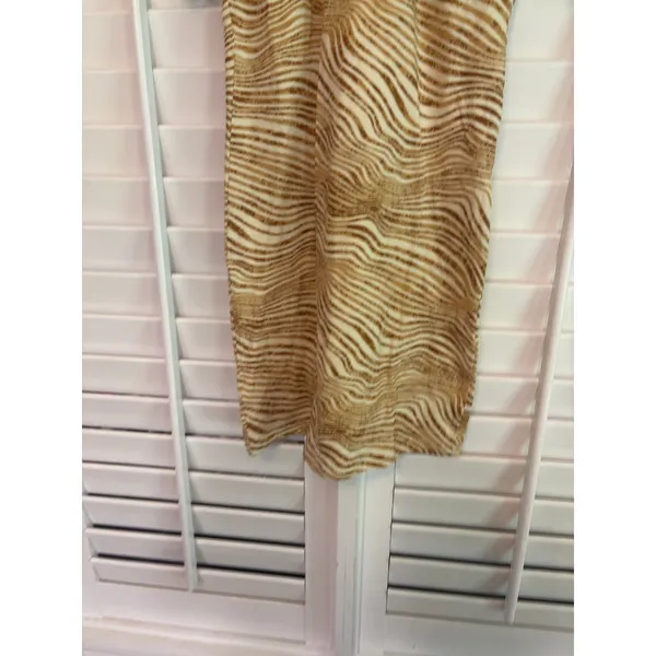 Motel tan And White Zebra‎ Print Dress Size - Image 5