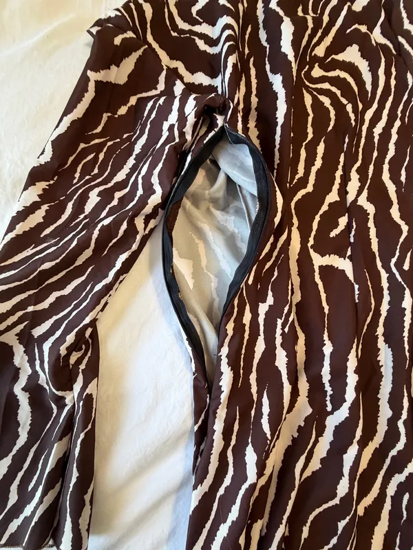 Animal print dress Brown Size M - Image 3