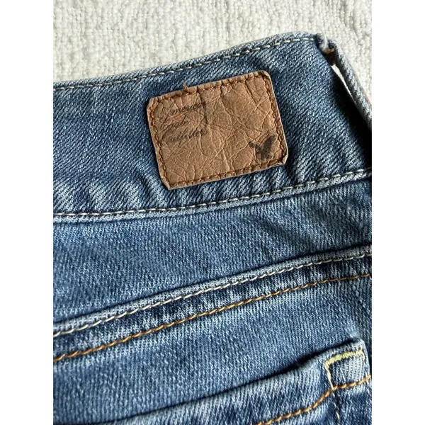 Y2K‎ American Eagle Womens Jeans Size 6 Short Artist Stretch Flare Low Rise - Image 11