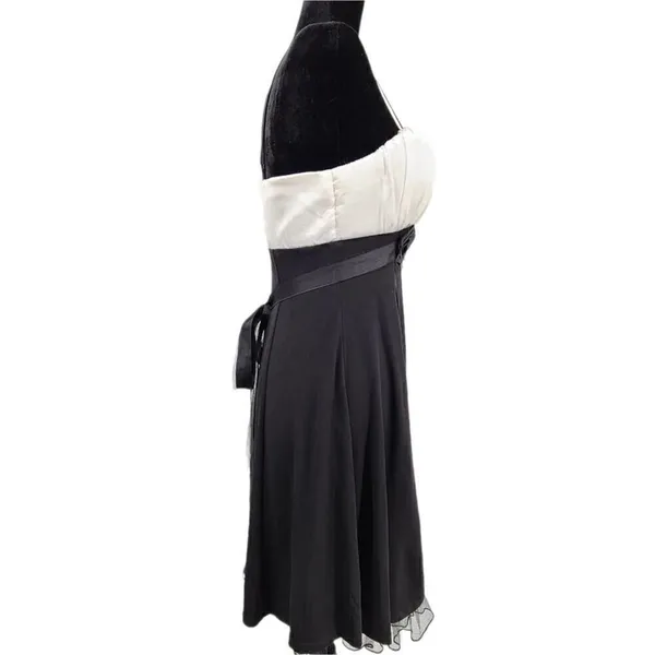 NWT Snap Black and White Sleeveless Prom or Cocktail Dress - Juniors Size 9 - Image 9