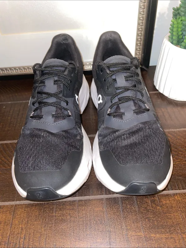 On Running Cloudpulse Women's Running Shoes Sneakers - Black/White Size 8 - Image 3