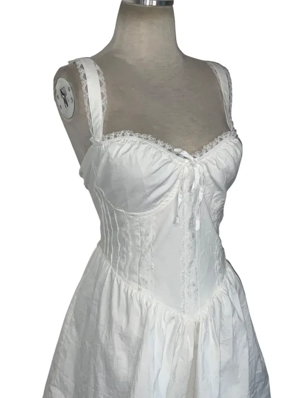 MORE TO COME Zia Mini Dress in White XLarge New Womens - Image 5