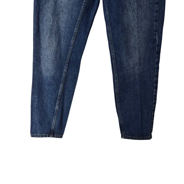 Free The People We The Free Blue Dark Wash Denim Ankle Barrel Jeans Size 25 - Image 3