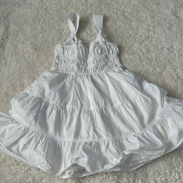 Sunday Best Aritzia White Poplin Dress Sz S Cottage Core Soft Girl Tomato Ballet - Image 2