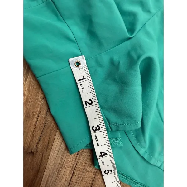 All In Motion Women's Running Athletic Shorts Green L Lined Quick Dry - Image 6