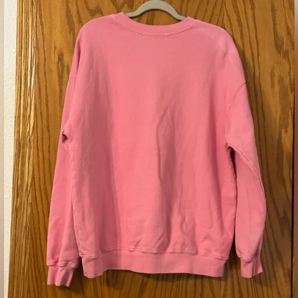 Daydreamer The Doors Crewneck Pink Cozy Sweatshirt - Size L - Image 3
