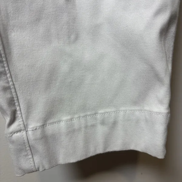 SPANX White Chino Pants with Zipper Detail, Size M - Image 2