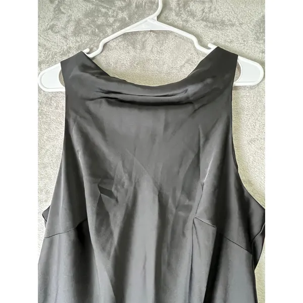 Azazie Allettie Stretch Black Mermaid Satin Dress Bridesmaid Dress New A16 - Image 2