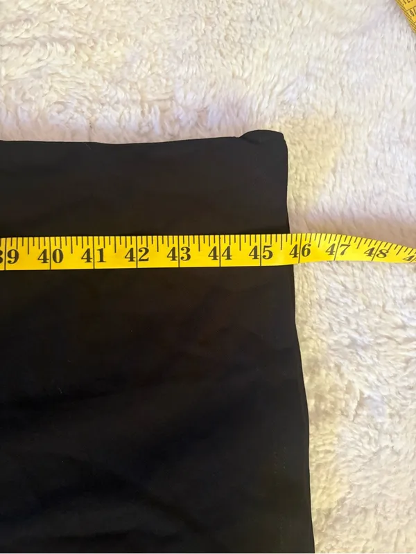 Lulus Vibrant Allure Black Square Neck Sleeveless Bodycon Midi Dress Size large - Image 9