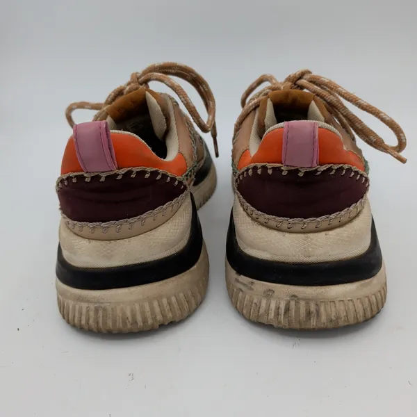 Farm Rio ZigZag Mixed‎ Media Whipstitch Platform Sneakers Womens 6 EUR 36 - Image 5
