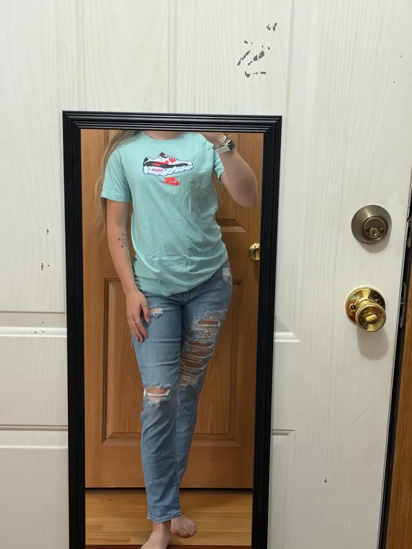 Nike blue shoe tshirt  - Image 2