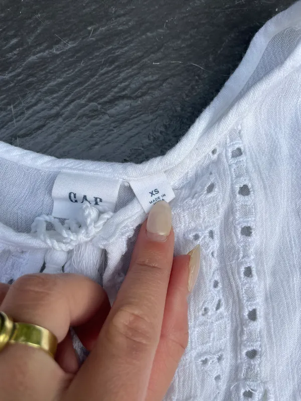 Boho White summer blouse - Image 4
