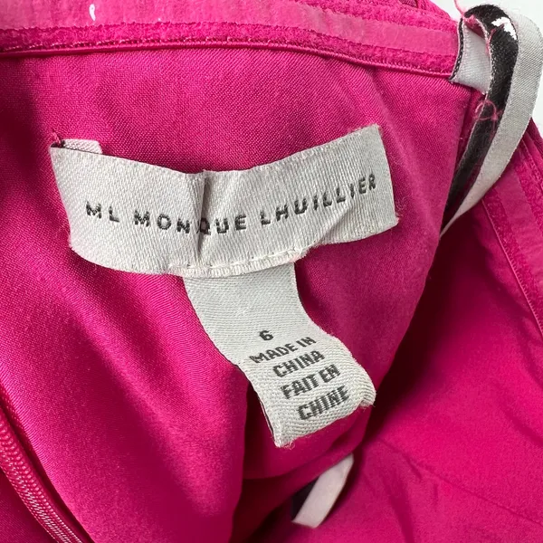 Monique Lhuillier Rosette Coreset Maxi Dress Size 6 - Image 6
