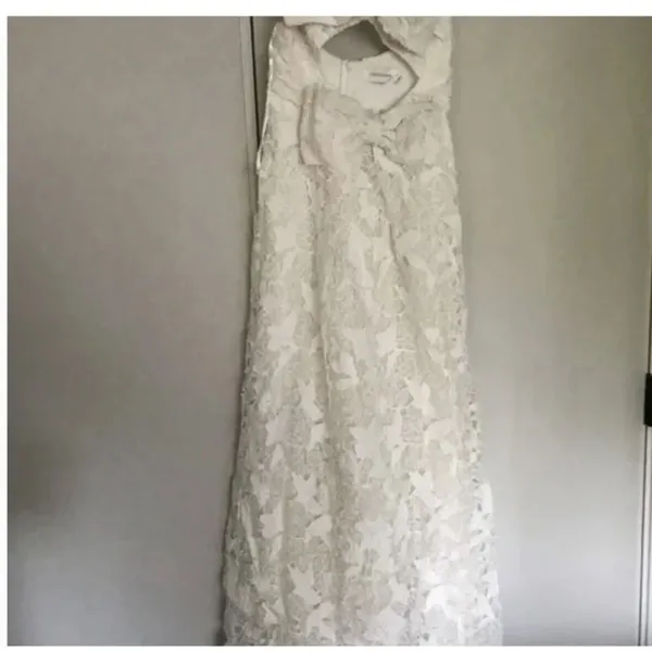 NWOT zimmermann bow lace gown - Image 7