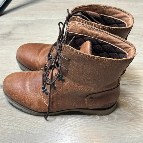 The‎ North Face Ballard Lace II Brown Leather Boots Womens Size 9.5 - Image 5