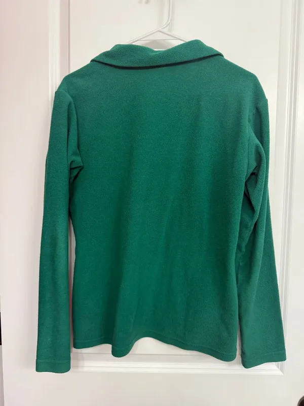 Patagonia Micro D Green Quarter-Zip Fleece Pullover Women’s M - Image 5