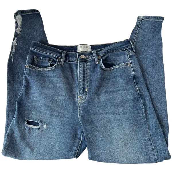 We the Free People Skinny Womens jeans Sz 30 Distressed Y2K Grunge Indie Sleaze - Image 3