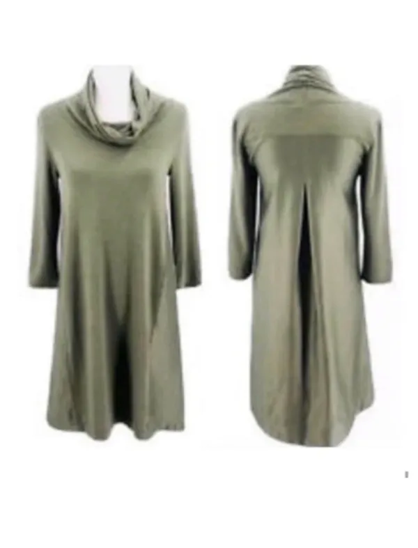 Anthropologie Olive Dress - Image 4