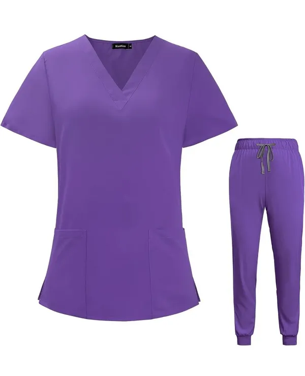 Scrub Set Purple - Image 2