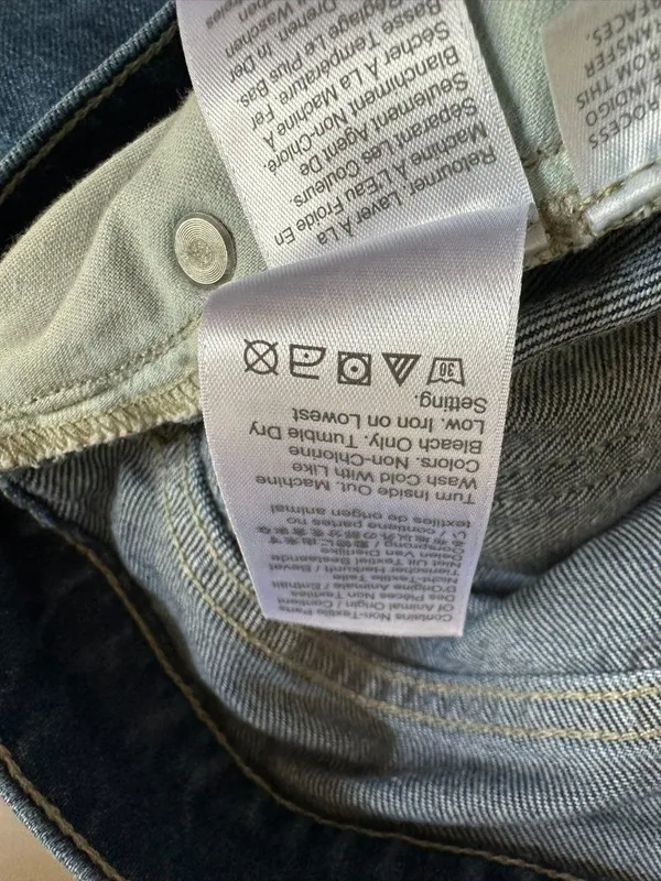 J.Crew High Rise '90s Wide-Leg Jeans Women's 28 Blue Denim Cotton Lyocell - Image 6
