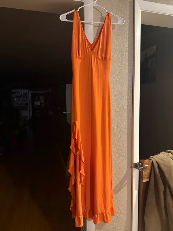 Shein Dress Bodycon Slit ruffle - Image 3