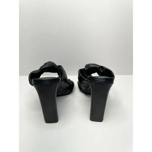 ABOUND Rainey Knotted Heeled Sandal in Black Size 5.5 Square Open Toe Heels‎ - Image 6