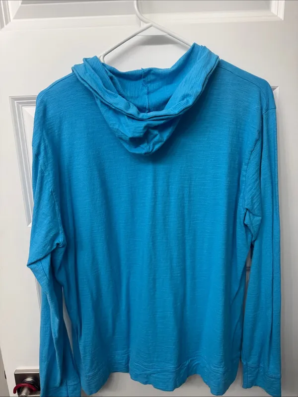 Hanes Bright Teal Zip-Up Hooded Jacket - Image 3