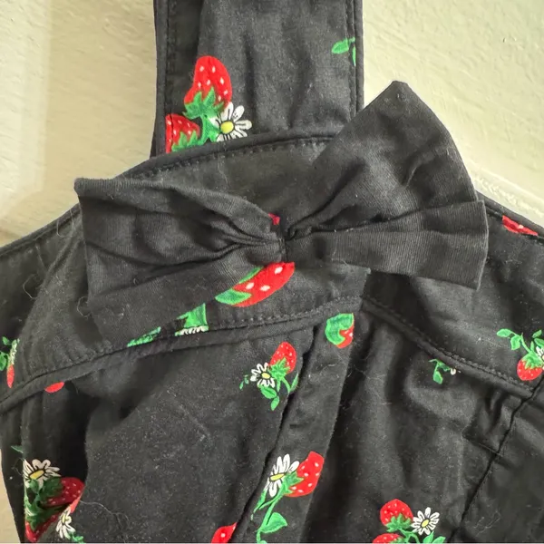 Hell Bunny Isobel Dress in Strawberry Print (L) - Image 4