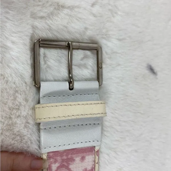 Authentic Pink Monogram Belt - Image 2