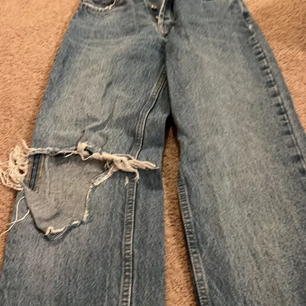 Zara high rise button fly jeans 0‎ - Image 4