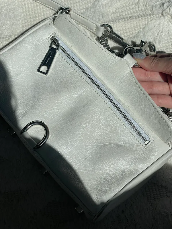 White Mini Mac Crossbody - Image 14