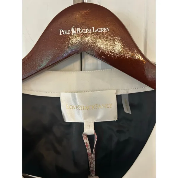 NWT NEW Loveshack Fancy Ralphette Embellished Bow Jacket 12 Black $595 - Image 4