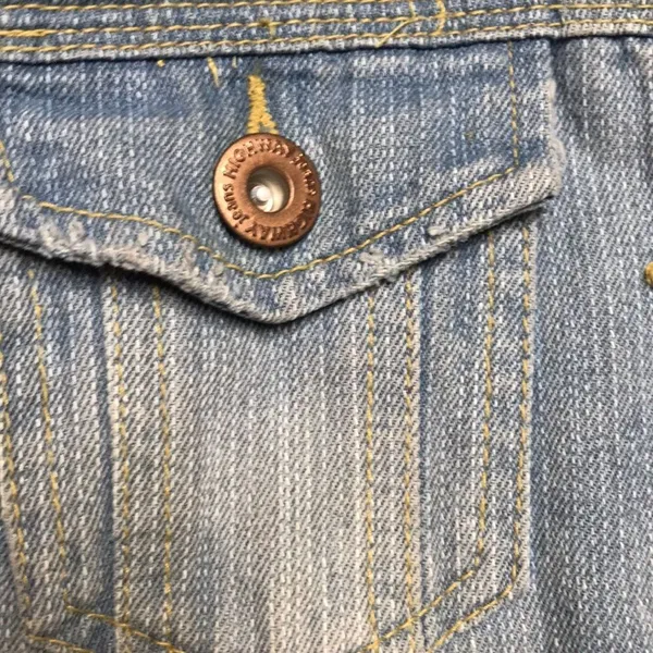 Highway Denim Sleeveless Vest, Med - Image 3