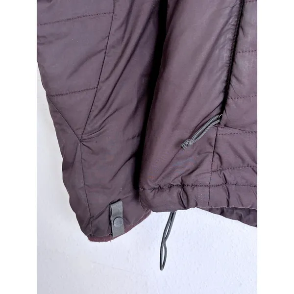 The North Face Puffer Jacket Purple Quilted Full Zip Small - Image 5