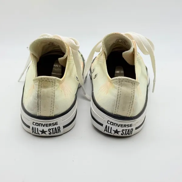 Converse Chuck Taylor Sneakers Womens 8 Yellow Palm Tree Tie Dye Low Top Shoes - Image 7
