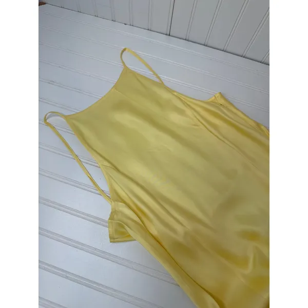 NWT Rumored Mirielle Maxi Dress Banana Yellow Open Back Formal Wedding Size XL - Image 4
